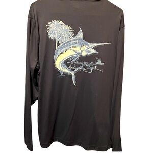 Panama Jack Long Sleeve Polyester Fishing Sun Boating Beach Shirt